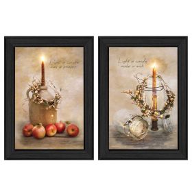 Black Framed "Light a Candle Collection" By Robin-Lee Vieira