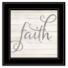 Black Framed "Simple Words - Faith" by Marla Rae