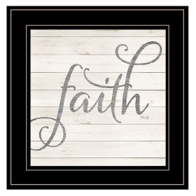 Black Framed "Simple Words - Faith" by Marla Rae