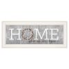 White Framed "Home-Where Our Story Begins" by Marla Rae