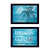 Black Framed "Beach Life" by Cindy Jacobs