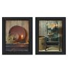 Black "Warm Home Setting Collection" 2 pc by Susan Boyer