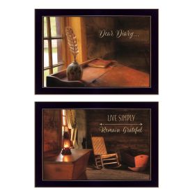 Black Framed "Dear Diary Collection"  By Lori Deiter