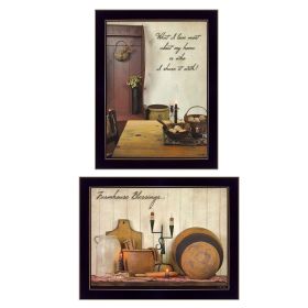 Black frame "What I Love Most Collection" 2 pc by Susan Boyer