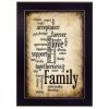 Black Framed "Family I" By Susan Ball