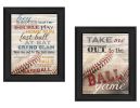 Black Framed "Baseball Collection"  By Marla Rae