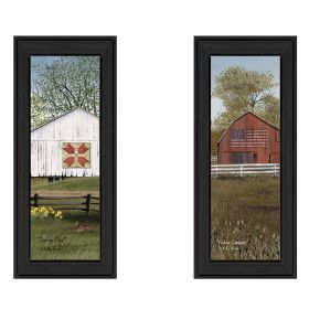 Black Framed Trendy Decor 4U "Country Bams" , by Billy Jacobs