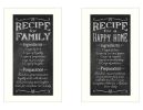 White Framed "Family Recipe Collection"  By Susan Ball