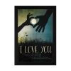 Black Framed "I Love You Underneath the Moon" By Marla Rae