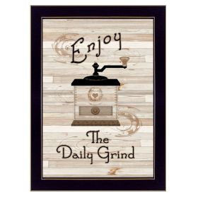 Black Framed "The Daily Grind" by Millwork Engineering