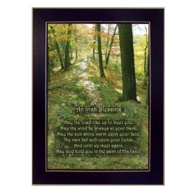 Black Framed "Irish Blessing" By Trendy Decor4U