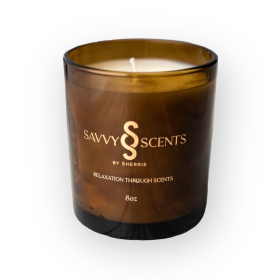 Savvy Scents by Sherrie, Fig & Cinnamon, Soy Blended, 8 oz