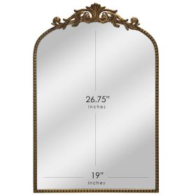 Gold Better Homes and Gardens Arch Metal Wall Mirror, 20"x30"