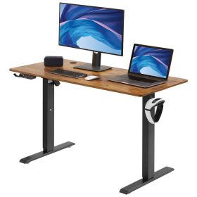 VEVOR Height Adjustable Desk, 55.1 x 23.6 in, 3-Key Modes