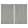 Gray Outdoor Patio Curtain 54"w x 84"l ,2 pcs