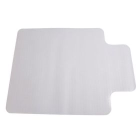 Transparent PVC Protective Chair Mat with Nail for Floor 47 x 35"