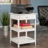 White, Delta Home Office Printer Stand