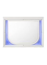 Pearl White ACME Tarian Mirror w/LED Light , 47" x 36"