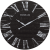 FirsTime & Co. Black Midnight Planks, Farmhouse, Clock, 29"