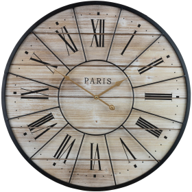 Sorbus Roman Numerals, French Paris Farmhouse 24" Round