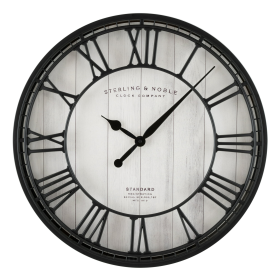 Black/White Better Homes & Gardens 20 Raised Roman Numeral