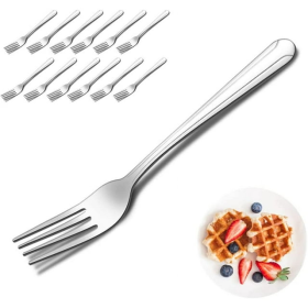 Stainless Steel Bestdin 36 Pc Forks Set, 8.2" Silverware