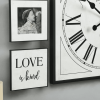 FirsTime & Co.White Love Frame Clock 7-pc set, Farmhouse,20"