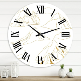 Designart 1 in Quartz Modern/Contemporary Wall Clock 29"