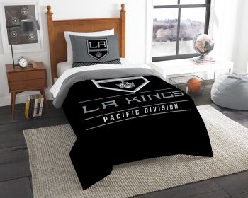 LA Kings National Hockey League; "Draft" Twin Comforter Set