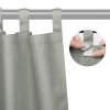 Gray Outdoor Patio Curtain 54"w x 84"l ,2 pcs