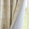 Marble Jacquard Lined Total Blackout Pocket/Back Tab Curtain