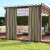 Coffee Liqueur Outdoor Patio Curtain 54"w x 84"l ,2 pcs