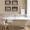 Black Framed "Bathroom Collection II" by Pam Britton