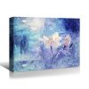 Framed Canvas Abstract Style Impressionism Lotus Painting