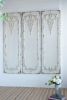 White Alcott Rectangle Sculpture Panel ,Set of Three, 21" x 71"