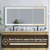 LED Light Vertical/Horizontal 60"x 28" Bathroom Vanity Mirror