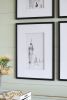 Set of 4 Architecture Wall Art Prints, Home Decor Art , 20" x 28"