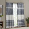 Ink & Ivy Cotton Printed Curtain Panel w/ Chenille detail & lining