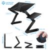 Foldable Aluminum Laptop Table Desk with Mouse Board