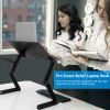 Foldable Aluminum Laptop Table Desk with Mouse Board