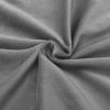 Blackout Curtains with Rings 2 pcs Gray 37"x 63" Velvet