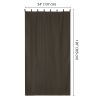 Coffee Outdoor Patio Curtain, W54" x L120"