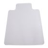 Transparent PVC Protective Chair Mat with Nail for Floor 47 x 35"