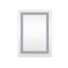 Frameless Rectangular LED Light Bathroom Vanity Mirror, 20x28