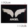 Black Angel Wing Backdrop Wall Hanging Tapestry , 59" x 43"