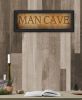 Black Frame "Man Cave" by Artisan John Jones, Ready to Hang