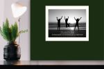 White Framed "Teamwork" By Trendy Decor4U, Printed Wall Art