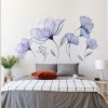 Flower Wall 3D Decals Peel and Stick Vinyl Sticker Mural 80x45