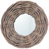 Mirrors 3 pcs 5.9" Handmade Wicker