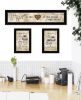 Black Framed "Love of Nature Kitchen" 3-pc By Trendy Decor 4U